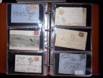 1772-1930, Ensemble de lettres en 13 classeurs de différentes