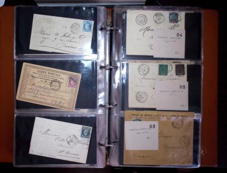 1772-1930, Ensemble de lettres en 13 classeurs de différentes