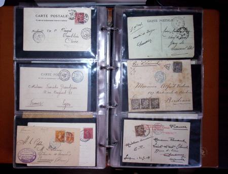 1772-1930, Ensemble de lettres en 13 classeurs de différentes