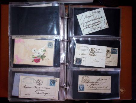 1772-1930, Ensemble de lettres en 13 classeurs de différentes