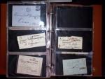 1772-1930, Ensemble de lettres en 13 classeurs de différentes