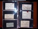 1772-1930, Ensemble de lettres en 13 classeurs de différentes