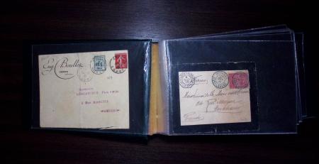 1772-1930, Ensemble de lettres en 13 classeurs de différentes