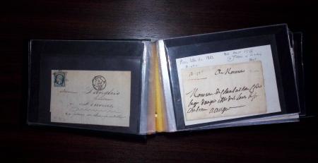 1772-1930, Ensemble de lettres en 13 classeurs de différentes