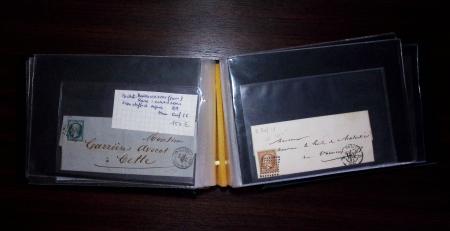 1772-1930, Ensemble de lettres en 13 classeurs de différentes