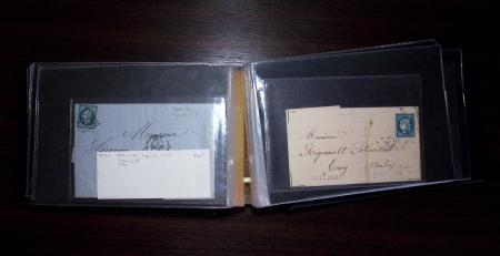 1772-1930, Ensemble de lettres en 13 classeurs de différentes