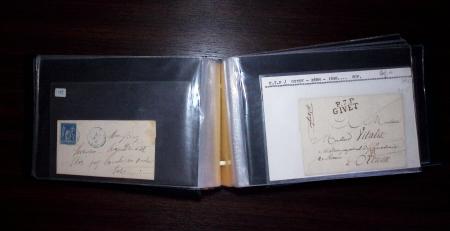 1772-1930, Ensemble de lettres en 13 classeurs de différentes