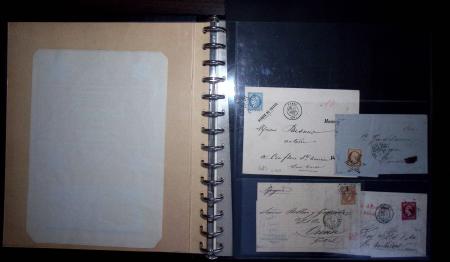 1772-1930, Ensemble de lettres en 13 classeurs de différentes