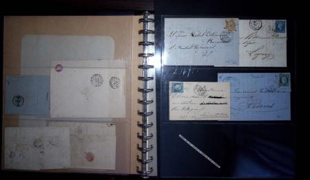 1772-1930, Ensemble de lettres en 13 classeurs de différentes