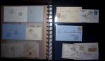 1772-1930, Ensemble de lettres en 13 classeurs de différentes