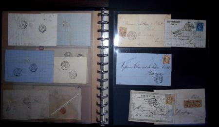 1772-1930, Ensemble de lettres en 13 classeurs de différentes