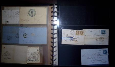 1772-1930, Ensemble de lettres en 13 classeurs de différentes