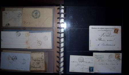 1772-1930, Ensemble de lettres en 13 classeurs de différentes