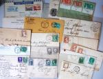 1838-1940, Box with a selection of covers, noted useful