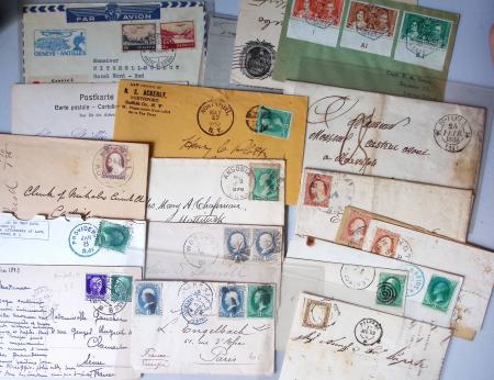 1838-1940, Box with a selection of covers, noted useful