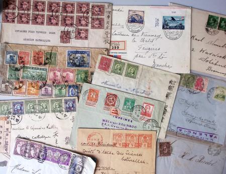 1838-1940, Box with a selection of covers, noted useful