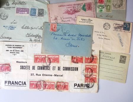 1838-1940, Box with a selection of covers, noted useful