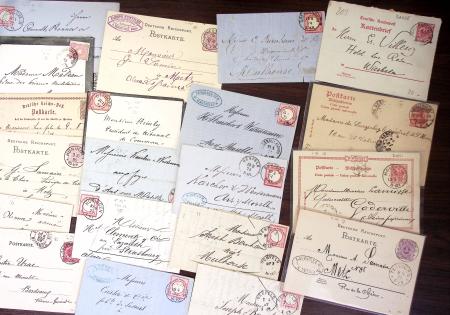 1750-1950, Environ 500 lettres majoritairement d'Alsace-Lorraine