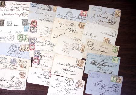 1750-1950, Environ 500 lettres majoritairement d'Alsace-Lorraine