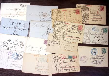 1750-1950, Environ 500 lettres majoritairement d'Alsace-Lorraine