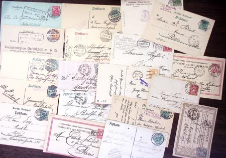 1750-1950, Environ 500 lettres majoritairement d'Alsace-Lorraine