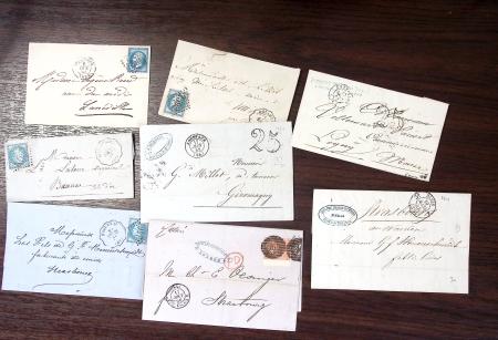 1750-1950, Environ 500 lettres majoritairement d'Alsace-Lorraine