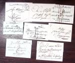 1750-1950, Environ 500 lettres majoritairement d'Alsace-Lorraine