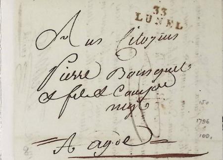 1750-1950, Environ 500 lettres majoritairement d'Alsace-Lorraine