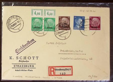 1750-1950, Environ 500 lettres majoritairement d'Alsace-Lorraine