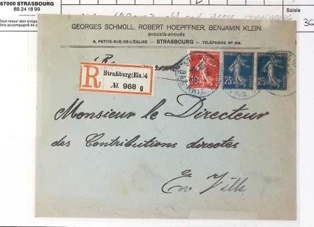 1750-1950, Environ 500 lettres majoritairement d'Alsace-Lorraine