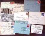 1750-1950, Environ 500 lettres majoritairement d'Alsace-Lorraine