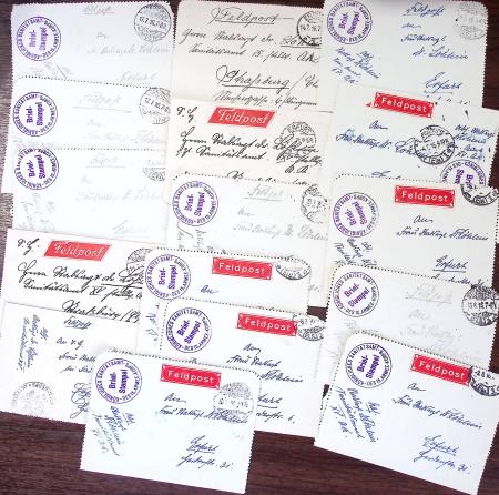 1750-1950, Environ 500 lettres majoritairement d'Alsace-Lorraine