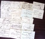 1750-1950, Environ 500 lettres majoritairement d'Alsace-Lorraine