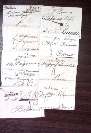 1750-1950, Environ 500 lettres majoritairement d'Alsace-Lorraine