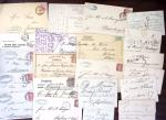 1750-1950, Environ 500 lettres majoritairement d'Alsace-Lorraine