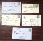 1750-1950, Environ 500 lettres majoritairement d'Alsace-Lorraine