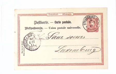 1750-1950, Environ 500 lettres majoritairement d'Alsace-Lorraine