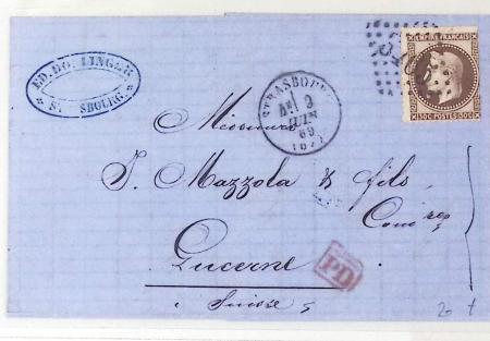 1750-1950, Environ 500 lettres majoritairement d'Alsace-Lorraine