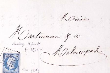 1750-1950, Environ 500 lettres majoritairement d'Alsace-Lorraine