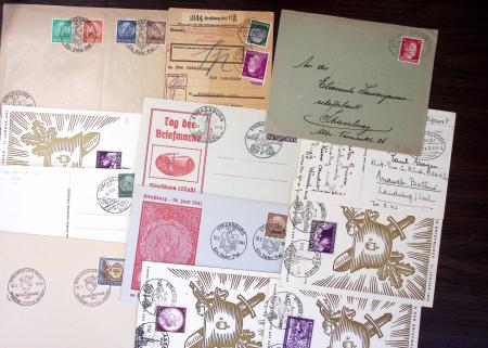 1750-1950, Environ 500 lettres majoritairement d'Alsace-Lorraine