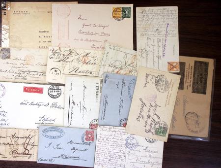 1750-1950, Environ 500 lettres majoritairement d'Alsace-Lorraine