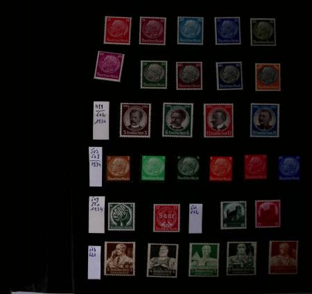 1850-1945, Mint & used selection in five albums or stockbooks,