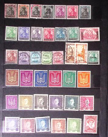 1850-1945, Mint & used selection in five albums or stockbooks,