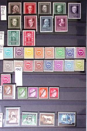 1850-1945, Mint & used selection in five albums or stockbooks,