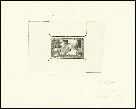 N°252 Caisse d'Amortissement "Le travail" épreuve d'artiste