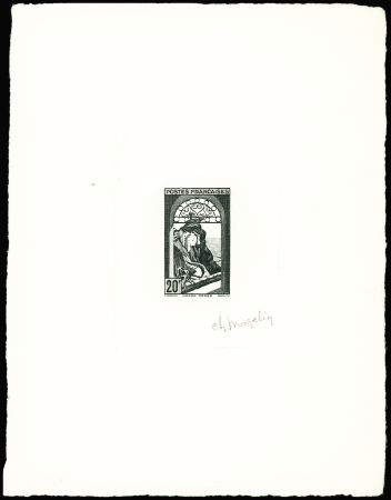 N°501 20fr Monza, Corse, non émis, épreuve d'artiste