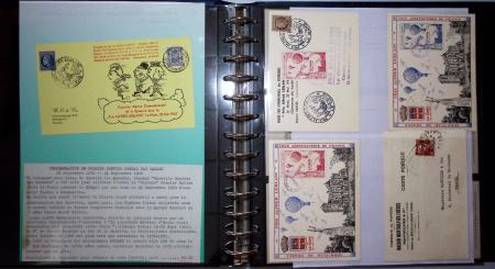 1870-2015, Specialized Balloon Mail Collection in 26