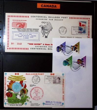 1870-2015, Specialized Balloon Mail Collection in 26