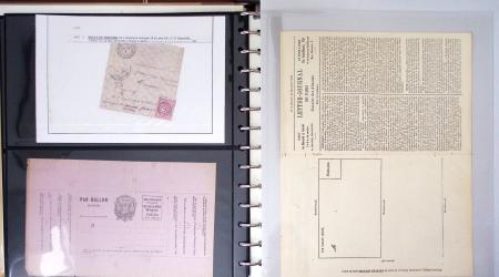 1870-2015, Specialized Balloon Mail Collection in 26