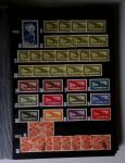 1859-1940, Ensemble de neufs et d'obl. en 19 classeurs